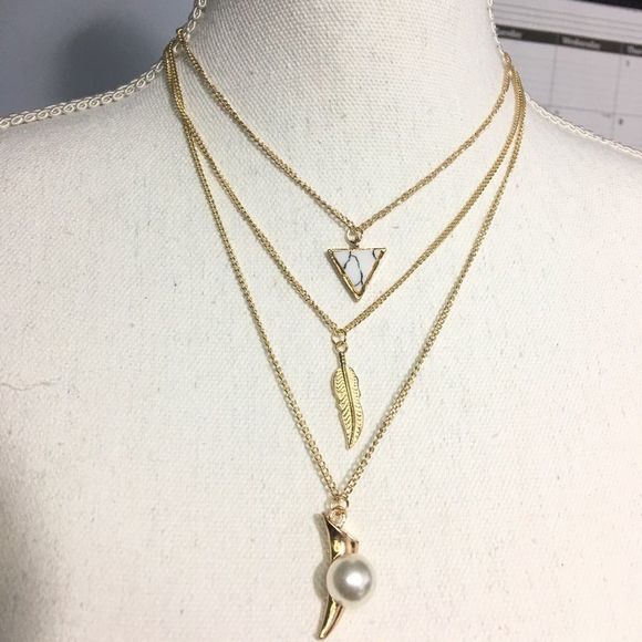 The Shoes Closet Jewelry - 3 layers choker necklace